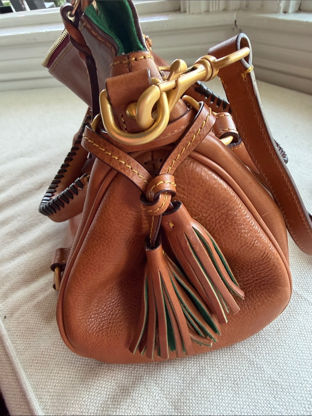 Dooney & Burke Florentine Satchel - Picture 5 of 12